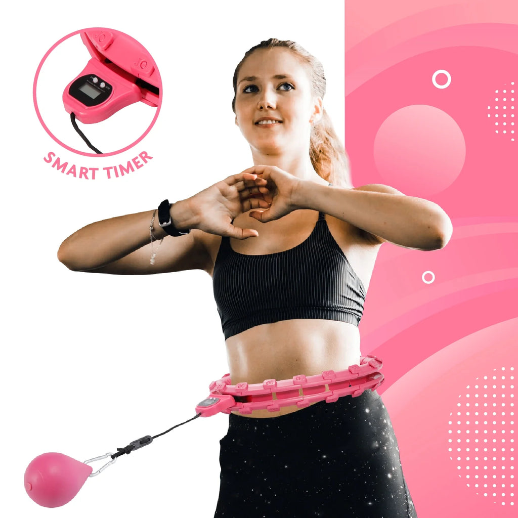 Revitalize Your Fitness Journey: Smart Weighted Hula Hoop with Counter for Effective Abs Workout, Weight Loss & Fat Burning!