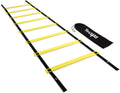 Enhance Your Performance with the 8-Rung Speed and Agility Training Ladder - Portable with Carry Bag (Yellow)