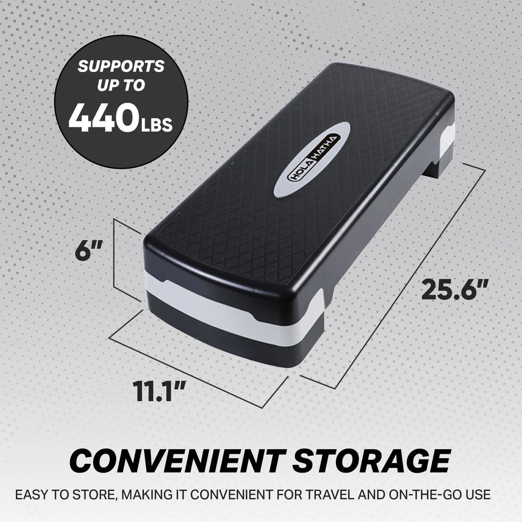 Adjustable Height Aerobic Step Platform - Enhance Your Fitness Routine!