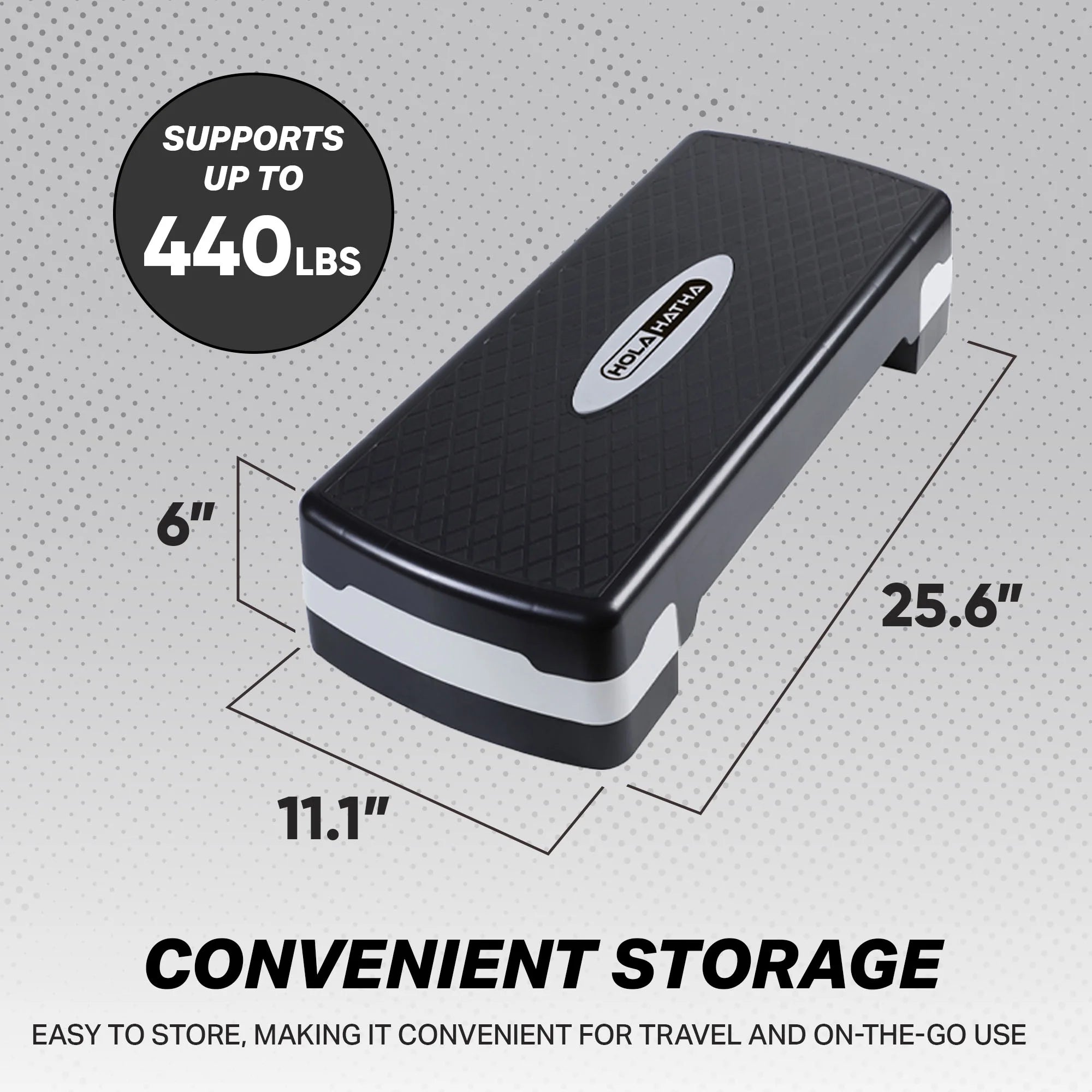 Adjustable Height Aerobic Step Platform - Enhance Your Fitness Routine!