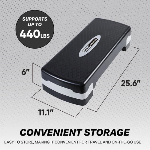 Adjustable Height Aerobic Step Platform - Enhance Your Fitness Routine!