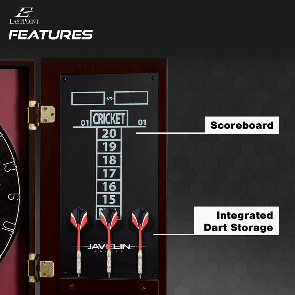 Premium Belmont Bristle Dartboard & Elegant Cabinet Set for Ultimate Gaming Experience