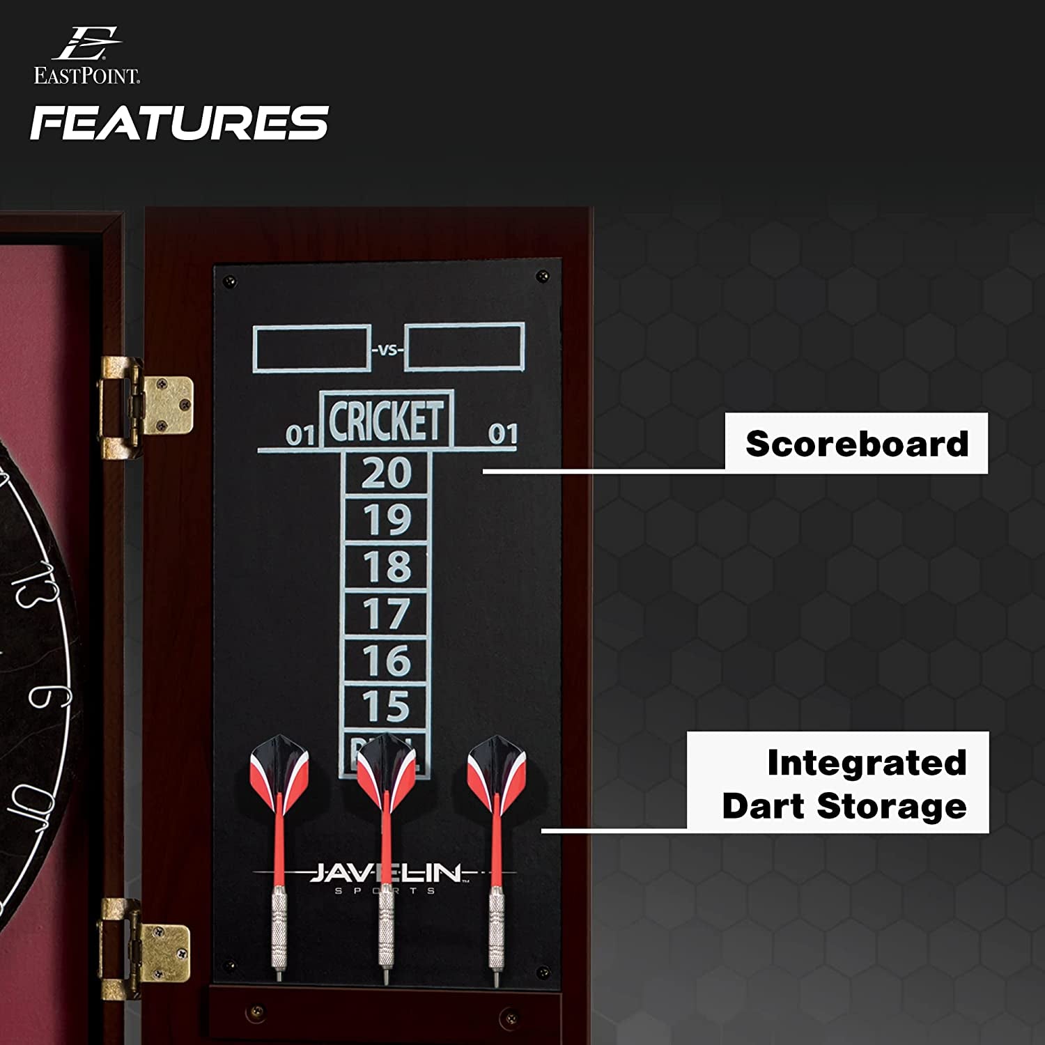 Premium Belmont Bristle Dartboard & Elegant Cabinet Set for Ultimate Gaming Experience