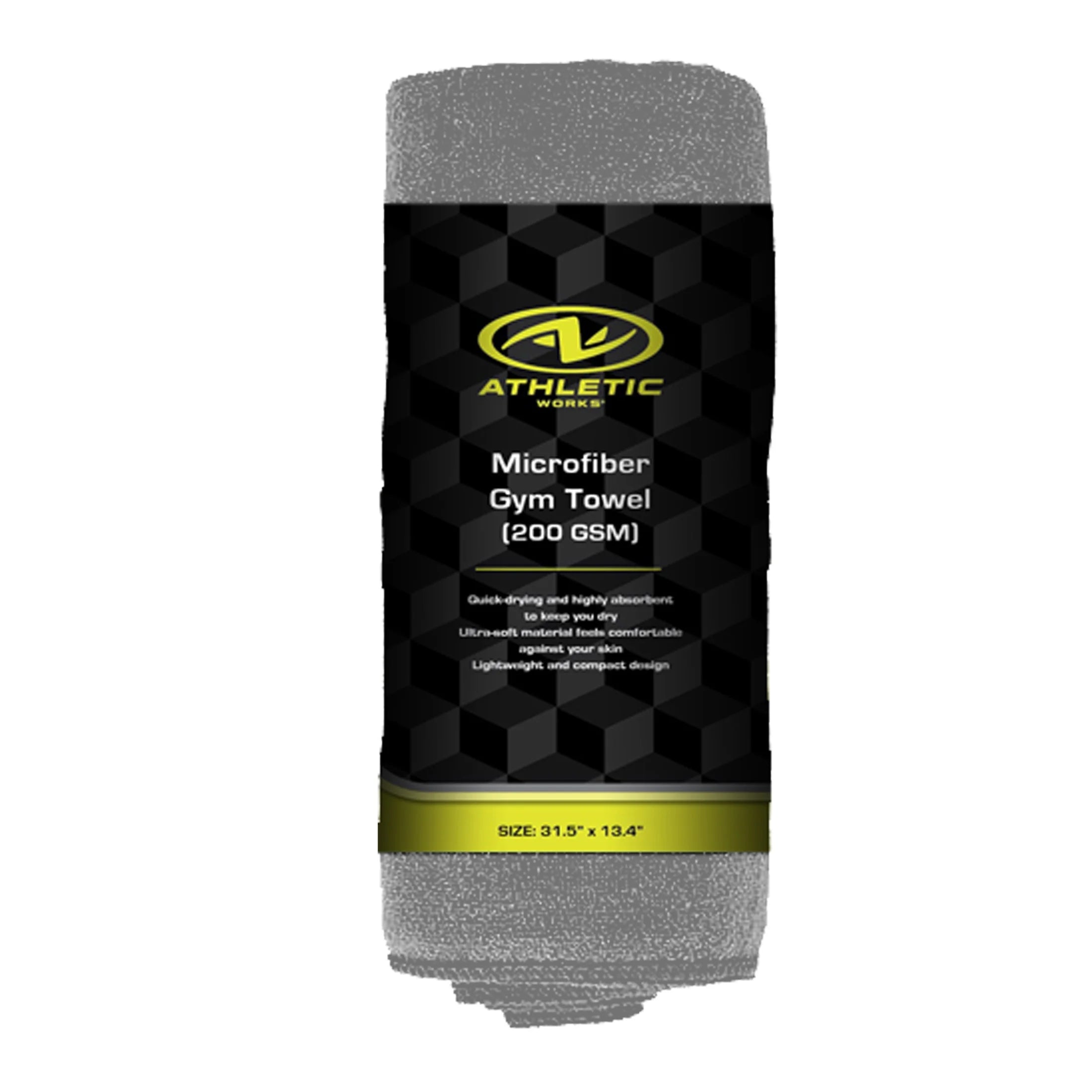 Premium Charcoal Gray Yoga Soft Microfiber Towel - Compact 31.5" x 16" for Ultimate Comfort and Absorbency