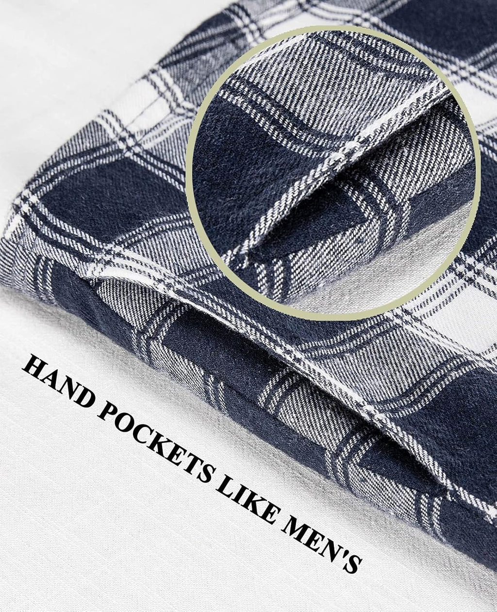 Cozy Women's Sherpa Lined Flannel Jacket with Hand Pockets - Stylish Plaid Button Down Fuzzy Shirt Jacket