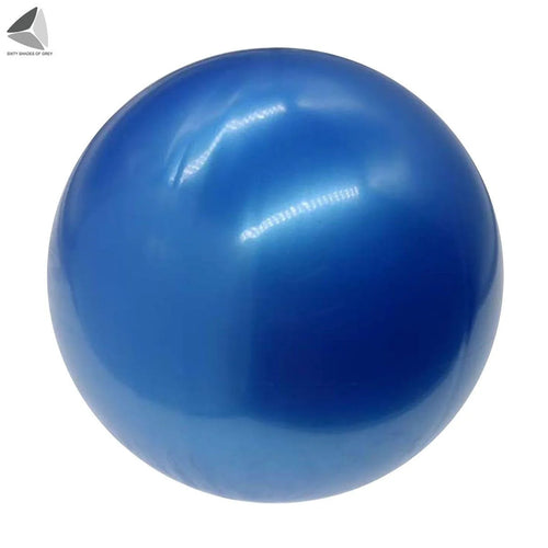 9.84 Inch Anti-Burst Pilates Ball – Mini Stability & Core Trainer with Inflatable Straw for Yoga, Barre, and Physical Therapy (Blue)