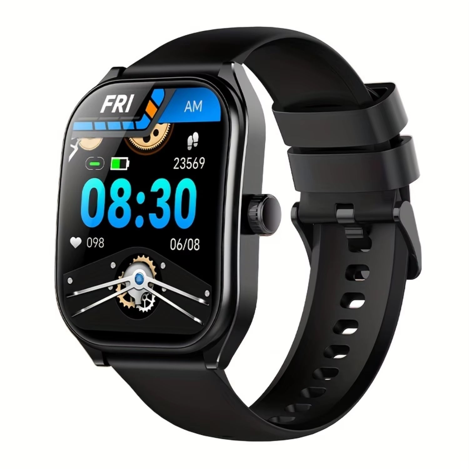 Revolutionary 2.01-Inch Curved Smart Watch - HD Calls, 100+ Sports Modes, Perfect Fit for Your Wrist!