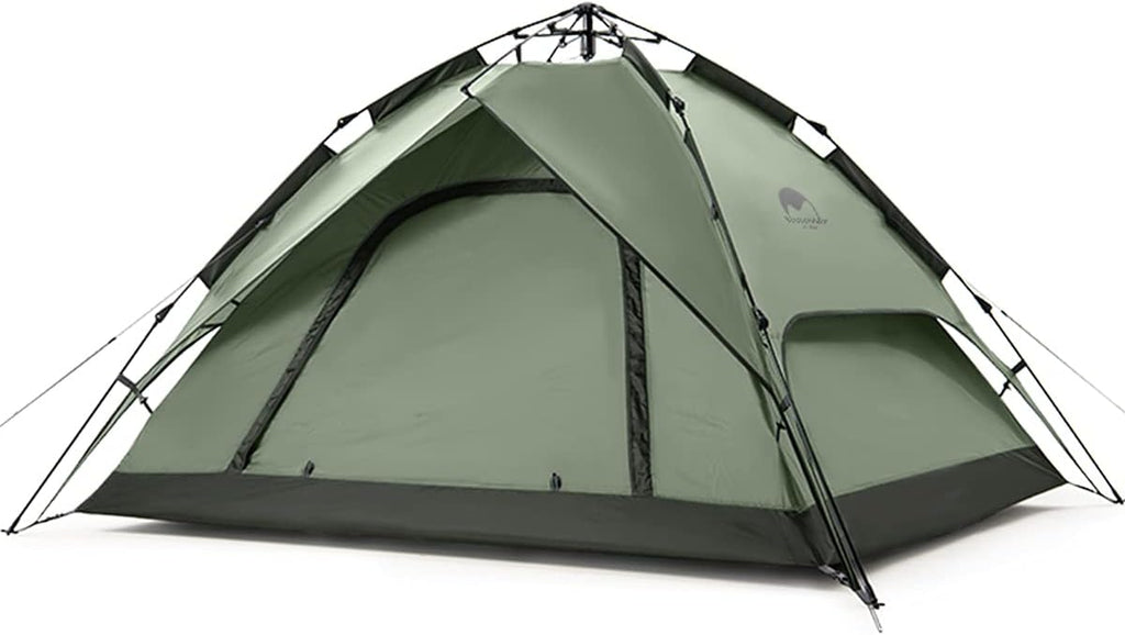 Effortless Instant Pop-Up Tent for 3-4 People - Perfect for Camping and Hiking Adventures!