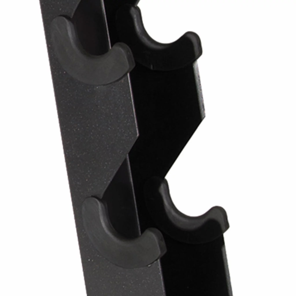 Sleek Black Frame-Style Dumbbell Stand – Holds 5 Pairs for Ultimate Organization