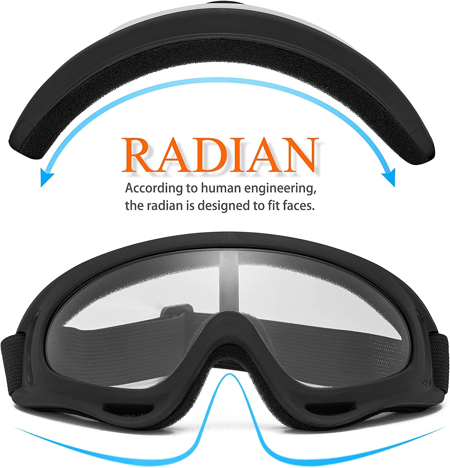 Ultimate Premium Ski & Snowboard Goggles - Unisex, Anti-Fog & UV Protection for All Ages!