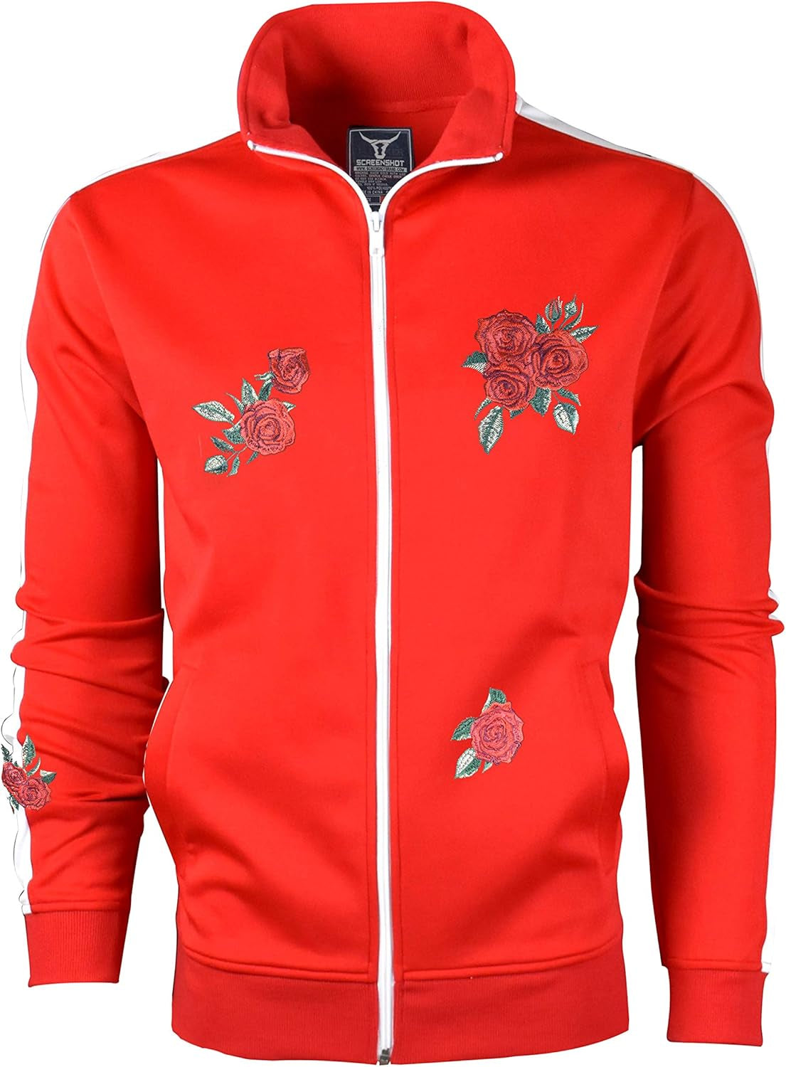 Sleek Urban Hip Hop Premium Track Jacket for Men - Slim Fit Sportswear with Stylish Side Taping