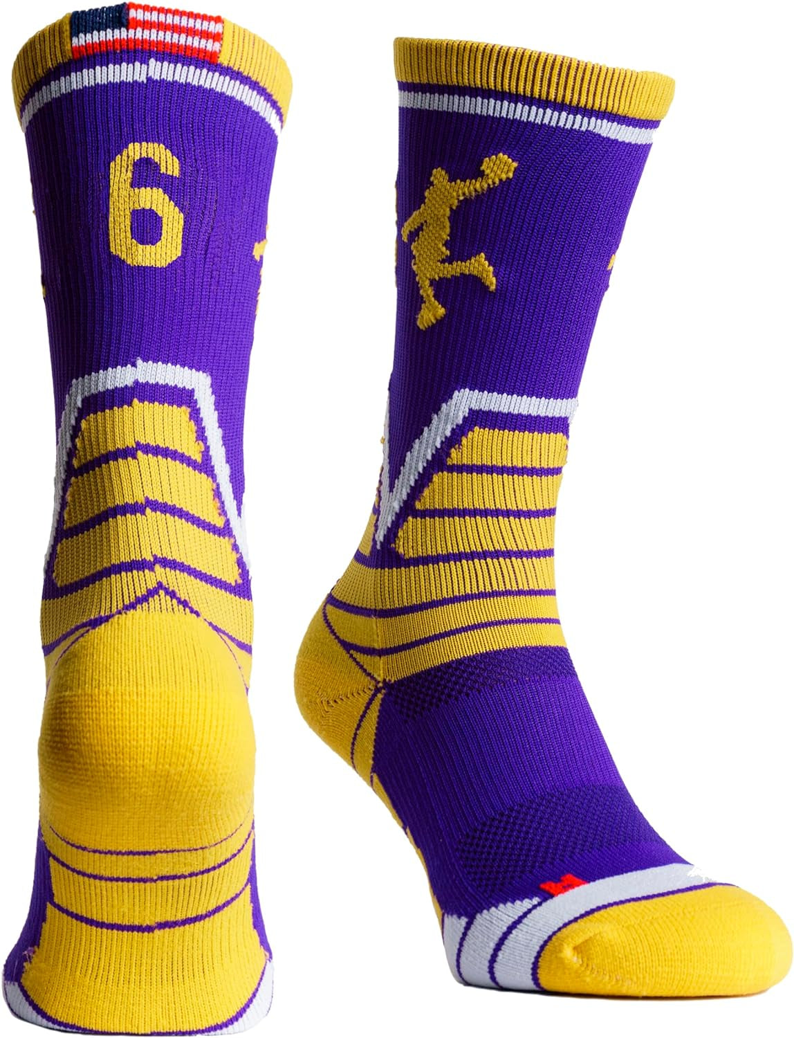 Elevate Your Game: USA-Made Basketball Socks & Arm Sleeve for Men & Boys