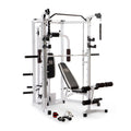 All-in-One Home Gym Workout Equipment - Full Body Fitness Solution in White