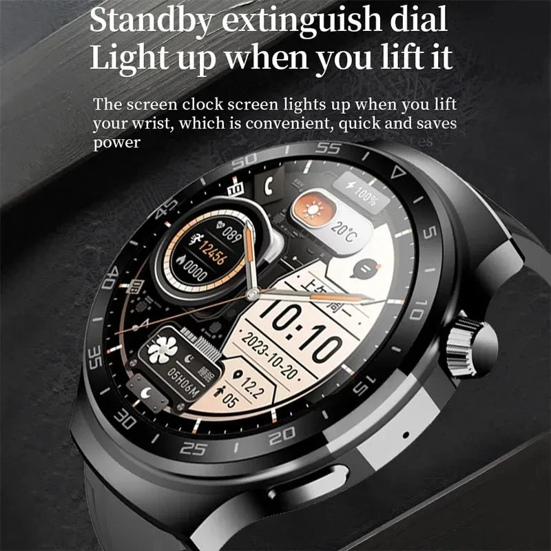 GT3 Pro Smart Watch for Men - 390*390 HD Display, Heart Rate Monitor, Bluetooth Calls, IP67 Waterproof, Sporty Design with DIY Watch Faces