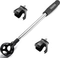 Telescopic Golf Ball Retriever with 2 Grabbers - Stainless Steel, Lightweight & Portable Golf Accessory for Water Recovery, Perfect for Men