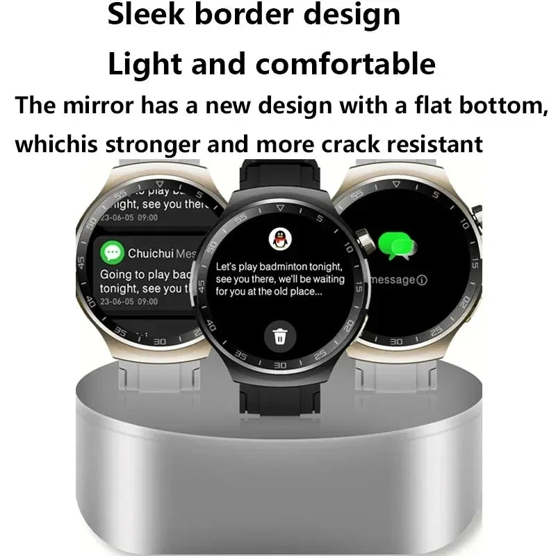GT3 Pro Smart Watch for Men - 390*390 HD Display, Heart Rate Monitor, Bluetooth Calls, IP67 Waterproof, Sporty Design with DIY Watch Faces