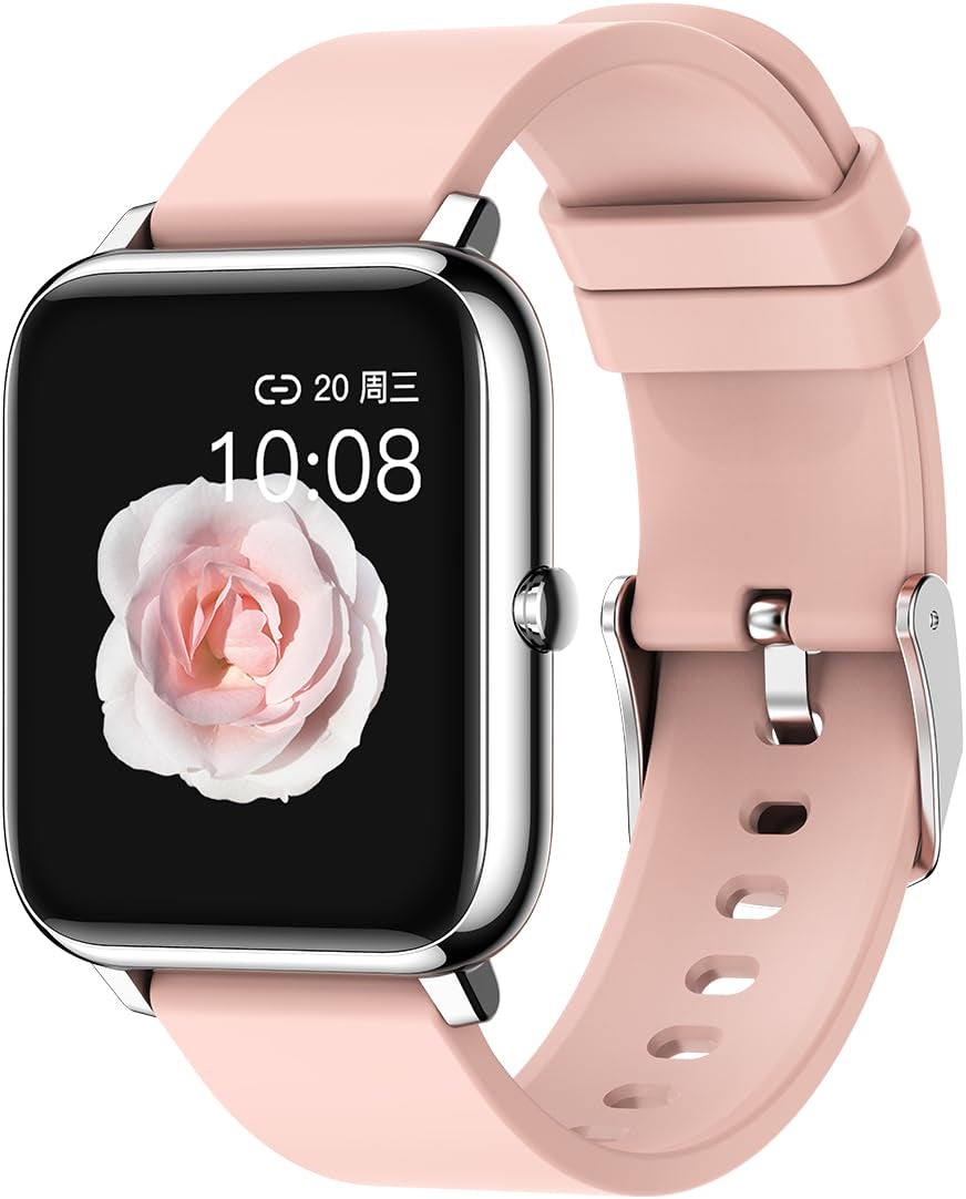 Chic Women's Smart Watch - 1.4" Touchscreen Fitness Tracker with Heart Rate & Blood Pressure Monitor, IP68 Waterproof, Compatible with Android & iOS - Perfect Activity Tracker for Running and Steps