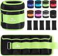 Versatile Adjustable Ankle Weights (1-20 LBS) - Perfect for Jogging, Gymnastics, Aerobics & Physical Therapy with Removable Weights