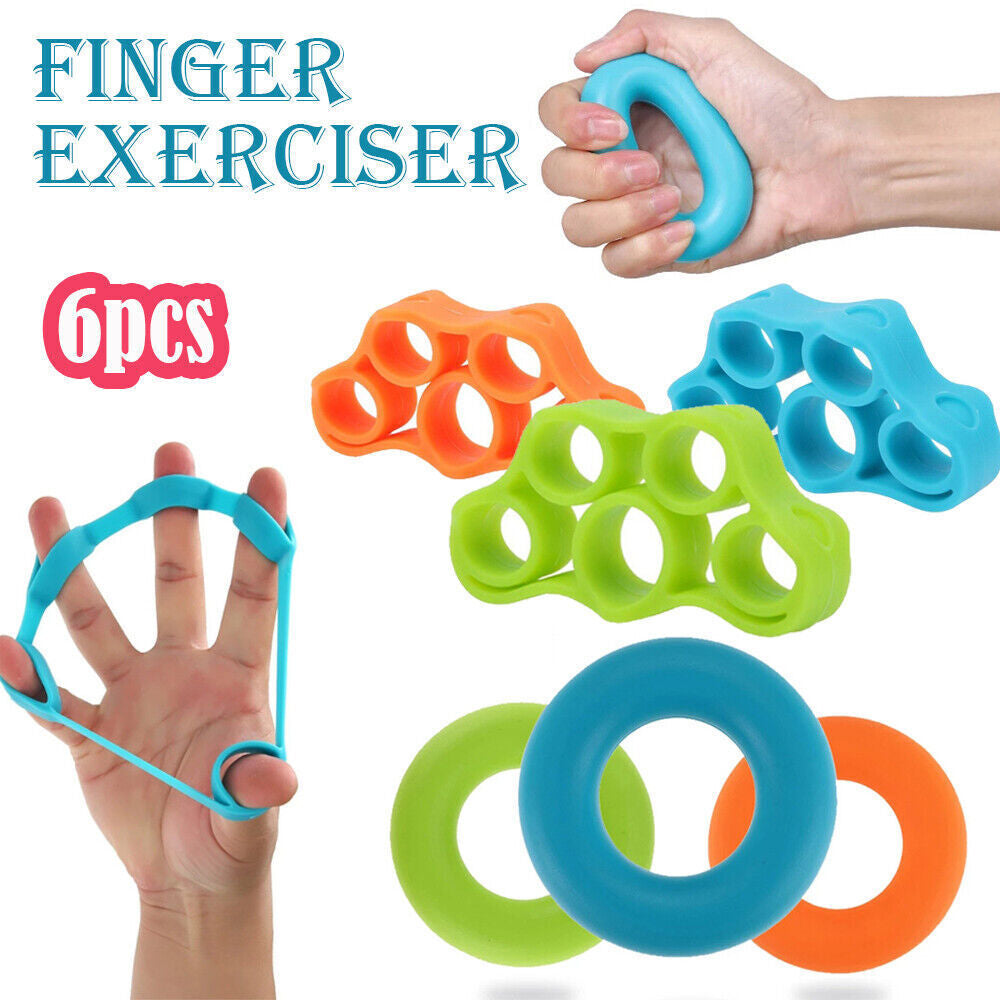 Ultimate Finger Exerciser & Hand Strengthener - Enhance Grip, Wrist, and Forearm Power with Resistance Band Trainer