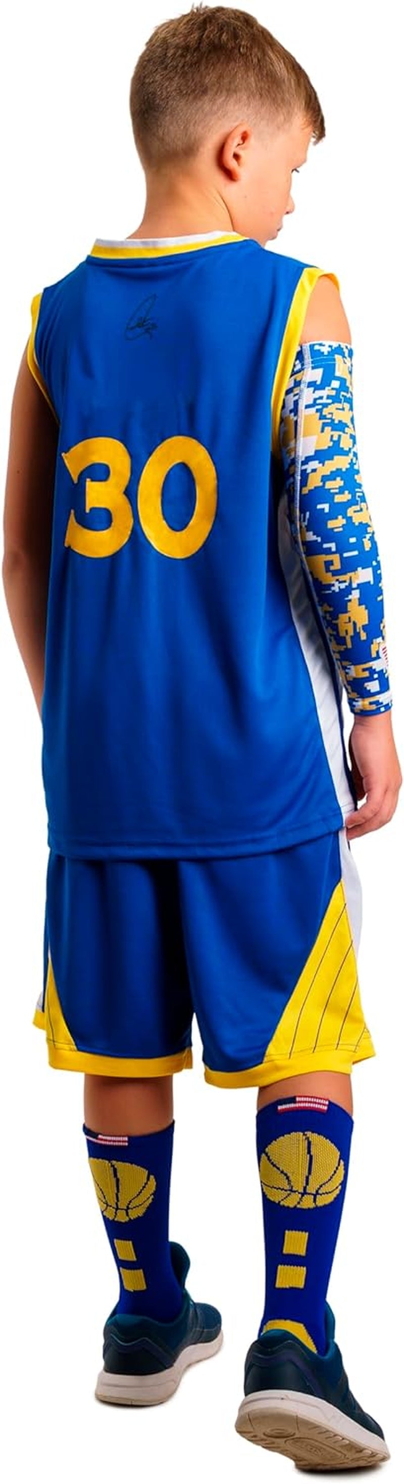 Elevate Your Game: USA-Made Basketball Socks & Arm Sleeve for Men & Boys