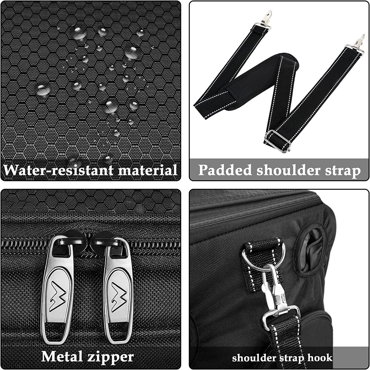 Extra Large Baseball Softball Catcher's Gear Duffle Bag with Vented Shoe Compartment